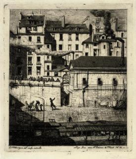 Charles Meryon - La Morgue (Delteil & Wright 36)