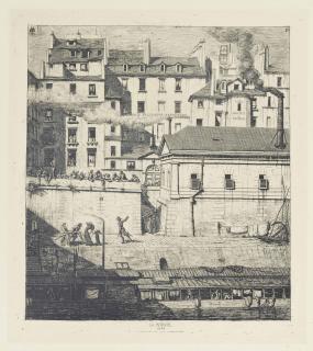 Charles Meryon - La Morgue, Paris (Delteil & Wright 36)