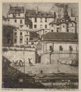 Charles Meryon - La Morque (S. 42)