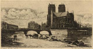 Charles Meryon - Le Petit Ponte (Deltiel 24)