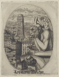 Charles Meryon - Le Stryge (Schneiderman 27)