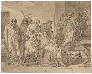 Charles Meynier - Andromache Crying for Astyanax