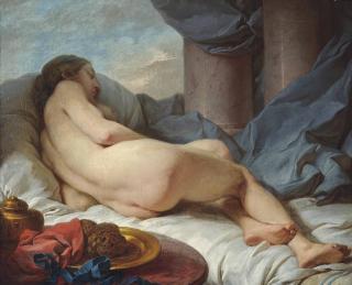 Charles-Michel-Ange Challe - Venus reclining
