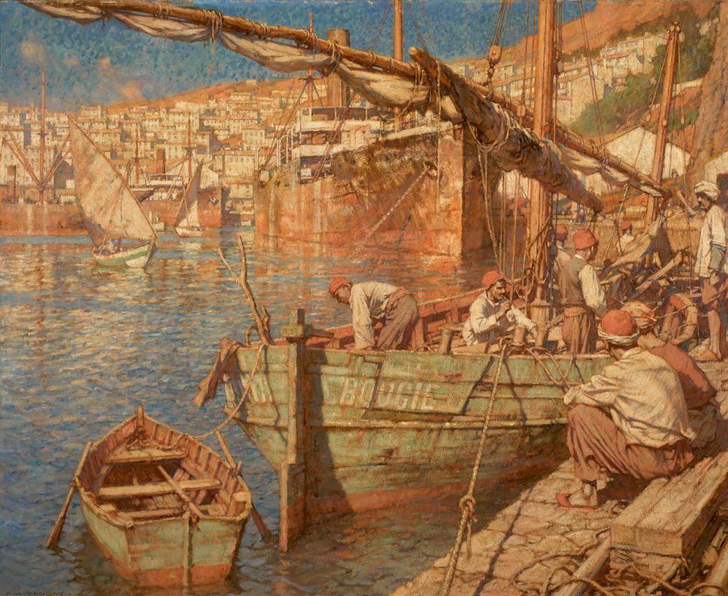 Charles Murray Padday - The Harbour At Bougie, Algeria
