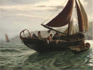 Charles Napier Hemy, R.A., R.W.S. - The Trawler