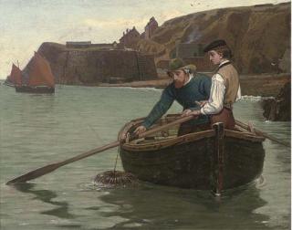 Charles Napier Hemy, R.A. - Lobstering