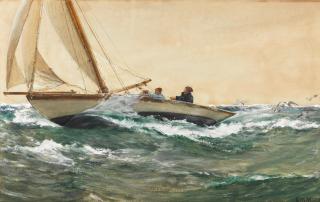 Charles Napier Hemy, RA RWS - \'A Sea Bird\'