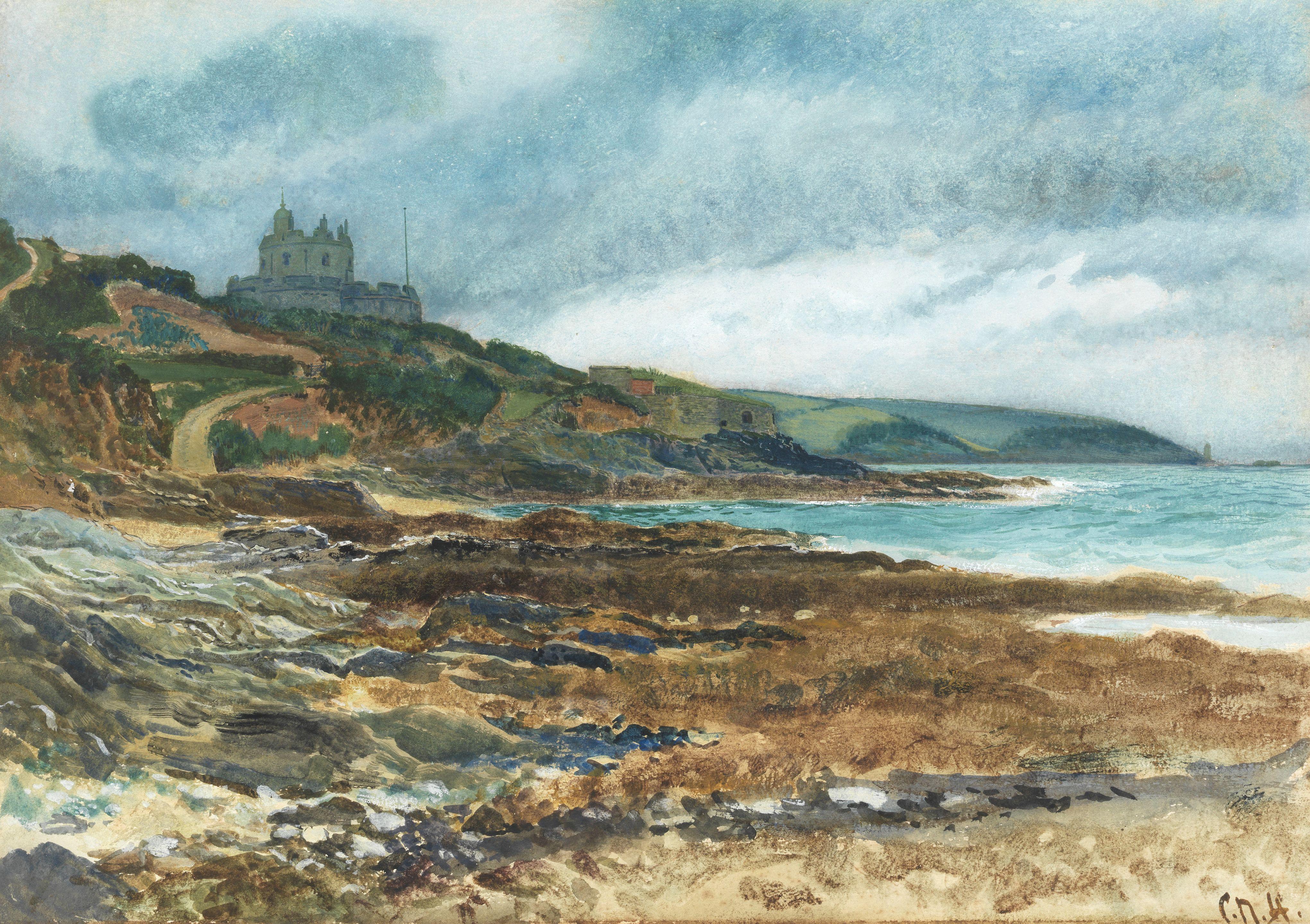 Charles Napier Hemy, RA RWS - St Mawes Castle, Cornwall