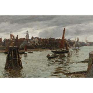 Charles Napier Hemy - Limehouse Reach