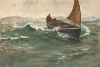 Charles Napier Hemy - Running for home