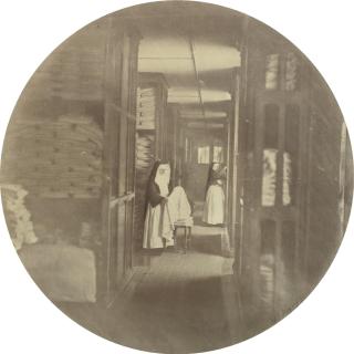 Charles Nègre - Asile Impérial De Vincennes: La Lingerie (Imperial Asylum, Vincennes: The Linen Room)