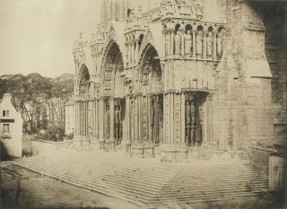 Charles Nègre - Cathédrale De Chartres, Portail Du Midi, 1855