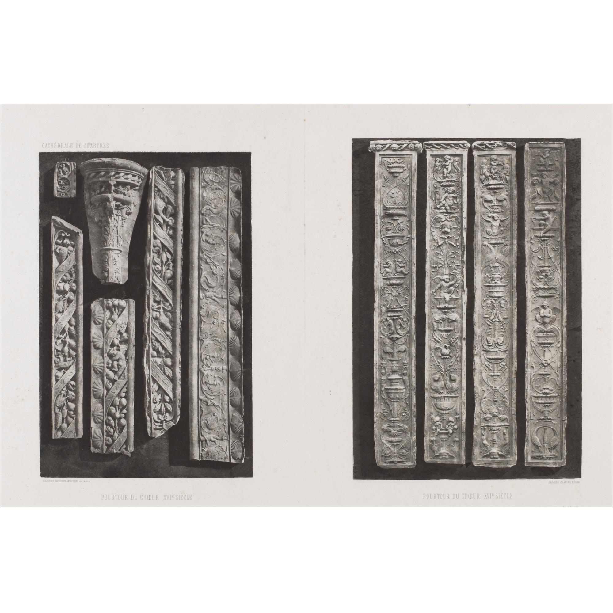 Charles Nègre - \'Cathédrale De Chartres. Pourtour Du Choeur, Xvie Siècle\', 1856-57