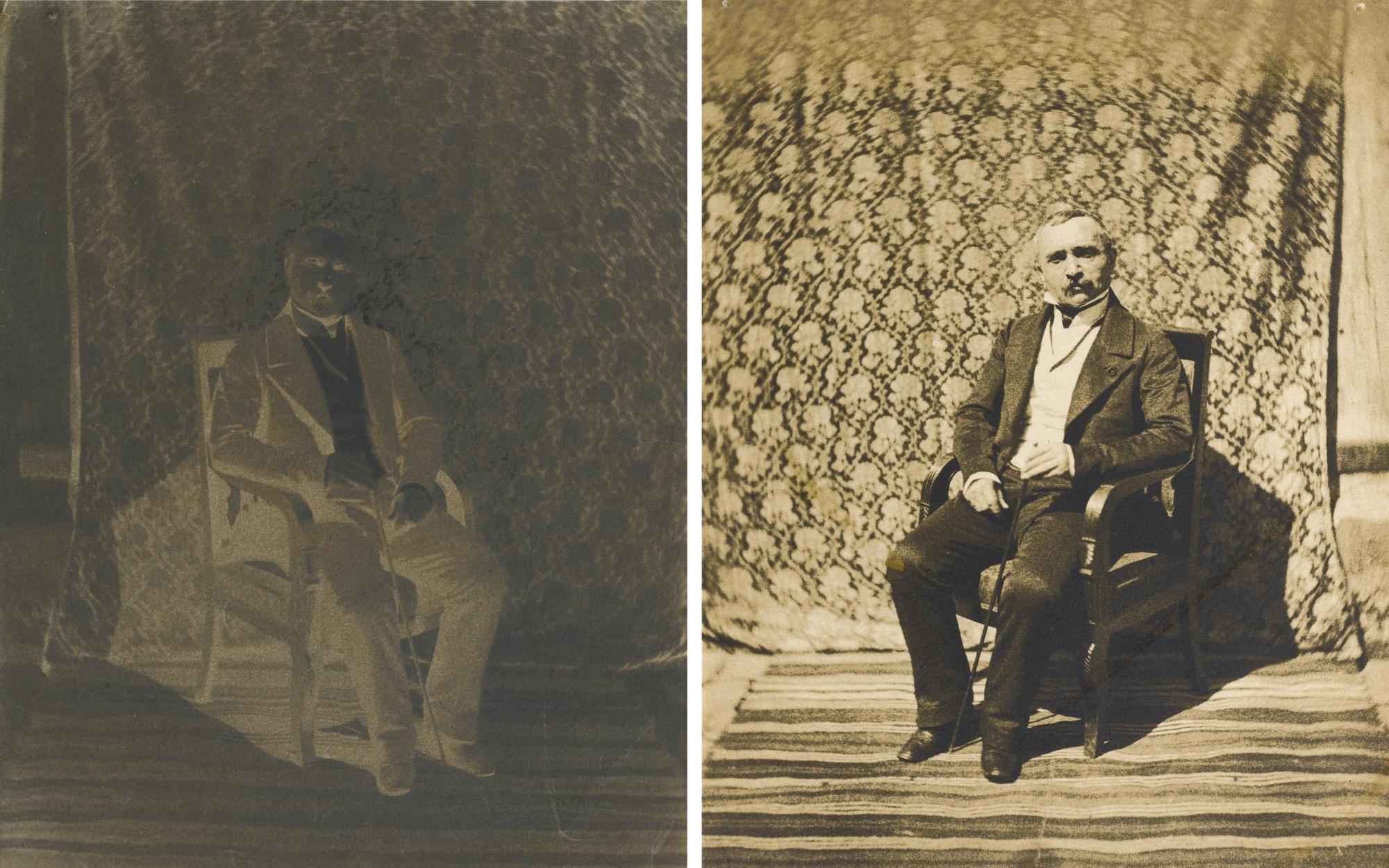 Charles Nègre - Homme Assis