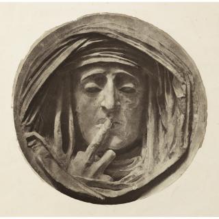 Charles Nègre - Le Mystère De La Mort (Le Silence) De Antoine Augustin Préault, Années 1860