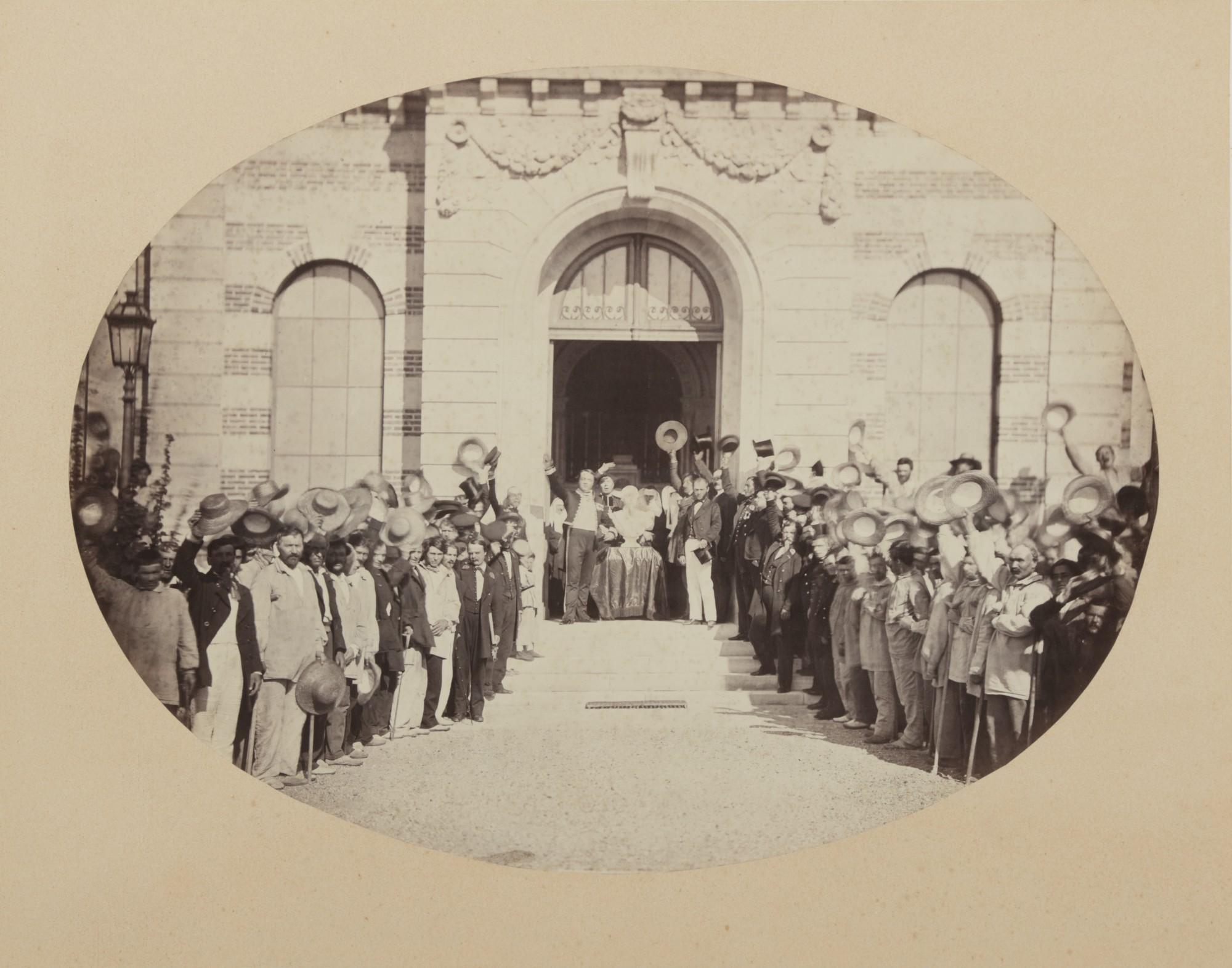 Charles Nègre - The Salute To The Emperor (Imperial Asylum At Vincennes, 15 August)