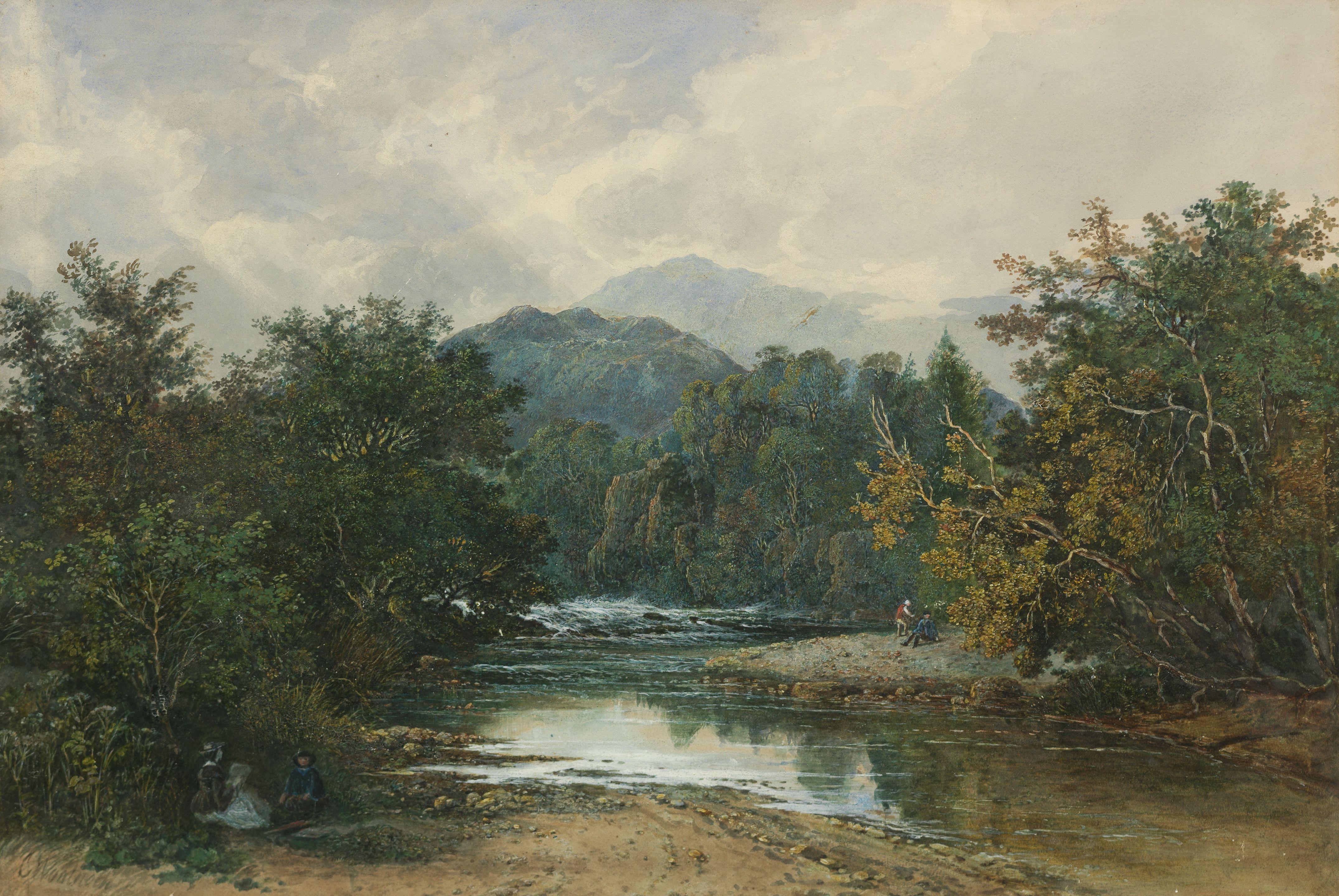 Charles Nicholls Woolnoth, RSW - The Water of Luss, Loch Lomond