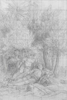 Charles Nicolas Cochin Le Jeune - Renaud et Armide