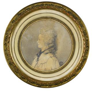 Charles-Nicolas Cochin the Younger - Portrait Of A Lady In Profile