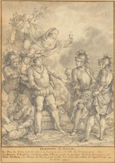 Charles-Nicolas Cochin - Le Chancelier Michel de L\'Hospital Refuse de Signer la Mort du Prince de Condé