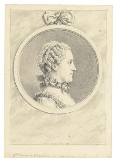 Charles-Nicolas Cochin - Madame Élie Catherine Freon, Née Thérèse Guyomar