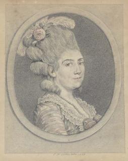 Charles-Nicolas Cochin - Portrait of Marie-Louise-Aimé Le Couteulx de la Norraye (1743-1803), Wife of Antoine Le Coutleux de Verclives, Mayor of Rouen