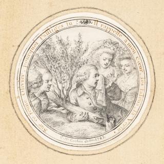 Charles-Nicolas Cochin - The death of an olive tree