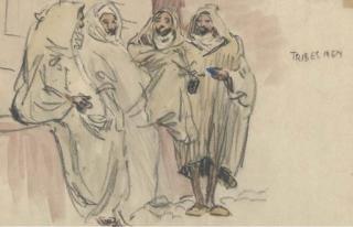 Charles Nicolas Sarka - Tribesmen, Morocco