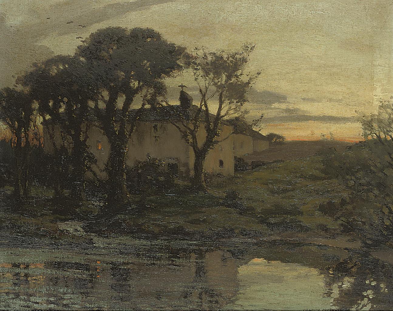 Charles Oppenheimer, R.S.A., R.S.W. - The Mill Pond