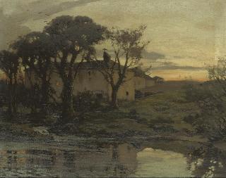 Charles Oppenheimer, R.S.A., R.S.W. - The Mill Pond