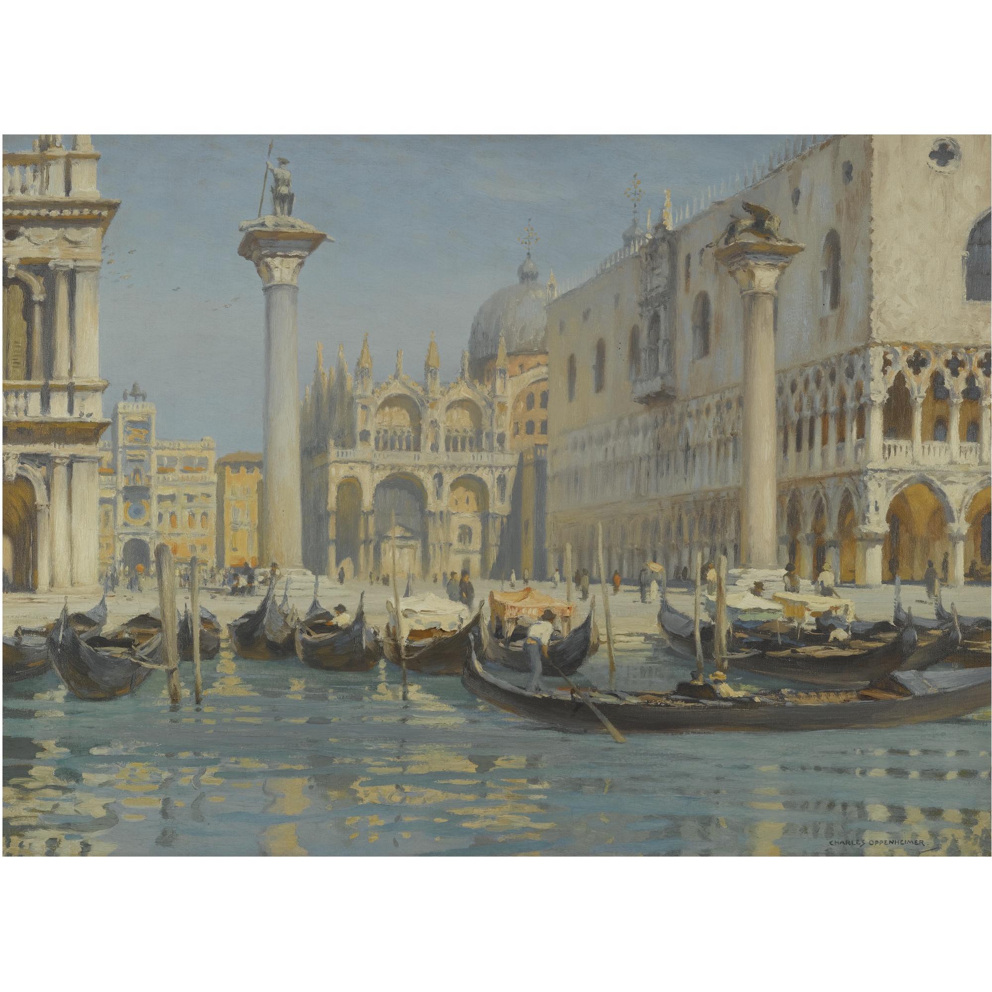 Charles Oppenheimer R.S.A., R.S.W. - The Piazzetta Venice