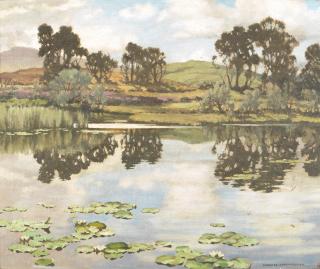 Charles Oppenheimer Rsa Rsw - A Galloway lochan