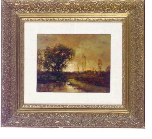 Charles P. Appel - Autumn Landscape At Dusk