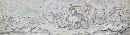 Charles Parrocel - A battle skirmish