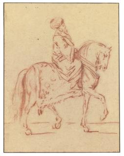 Charles Parrocel - A Turkish Nobleman On Horseback