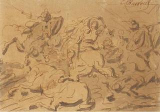 Charles Parrocel - Scène de bataille