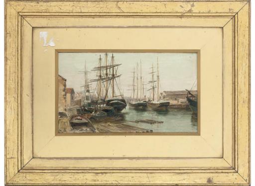 Charles Parsons Knight - The floating harbour, Bristol