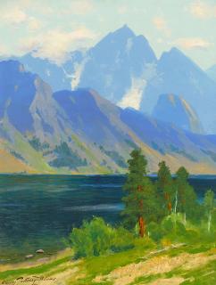 Charles Partridge Adams - Afternoon, Convict Lake in the Sierras, California