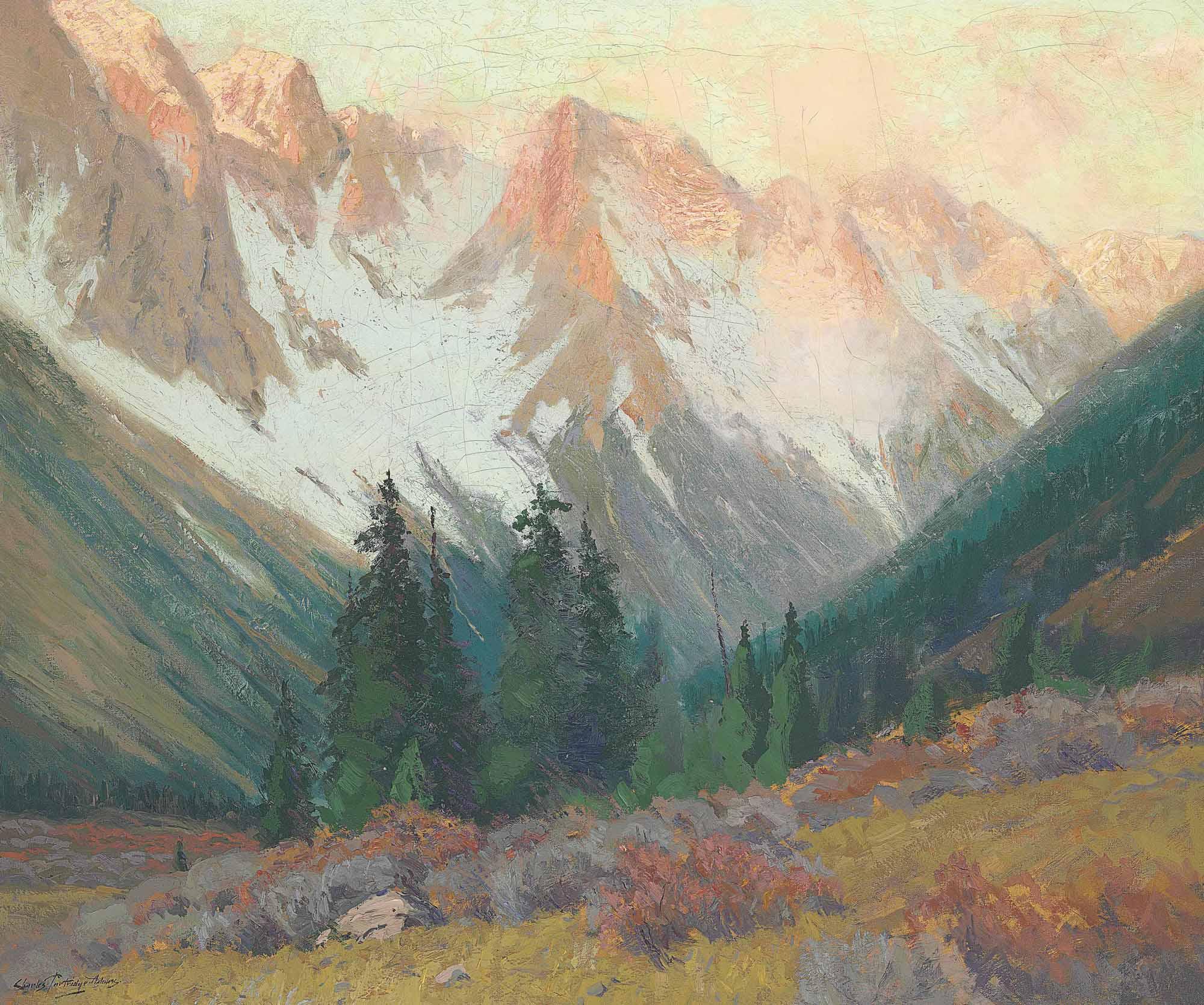 Charles Partridge Adams - Continental Divide, Sunrise