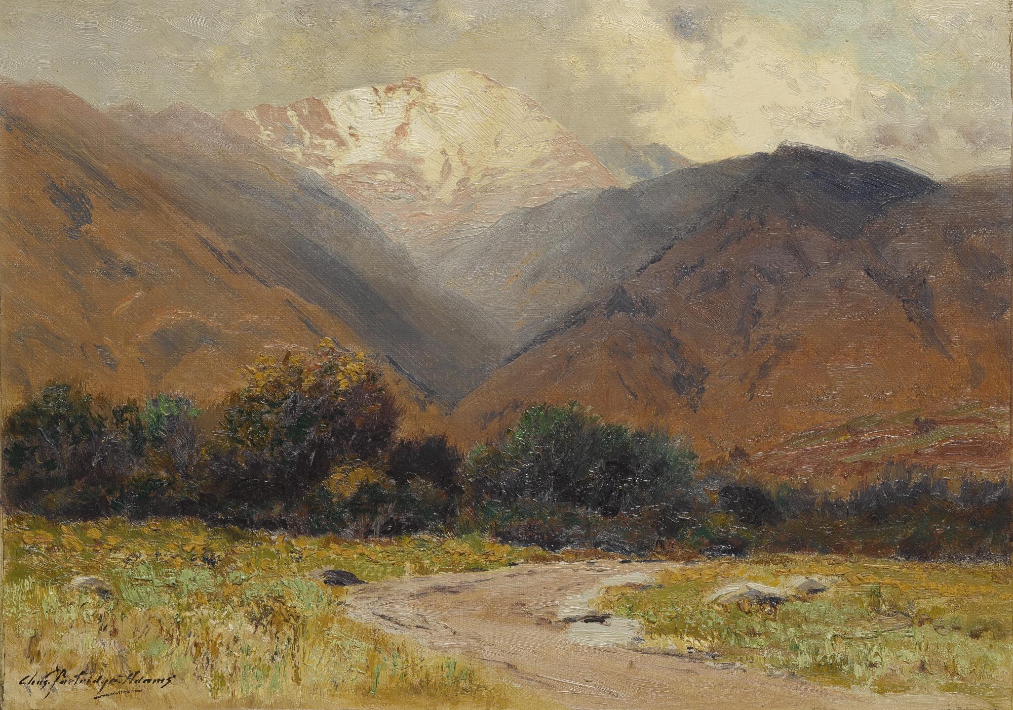 Charles Partridge Adams - Pikes Peak - Light Shower Near Manitou