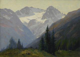 Charles Partridge Adams - The Arapahoe Peaks, Colorado 