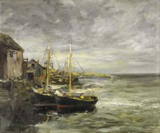 Charles Paul Gruppe - A Stiff Breeze, Rockport