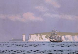 Charles Pears - A Swedish barquentine off the Old Man of Hoy, Orkney Islands