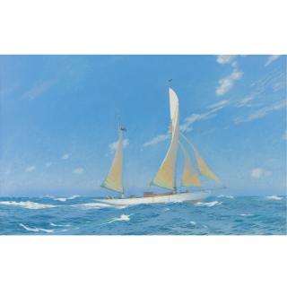 Charles Pears - British The Aeger Under A Light Breeze