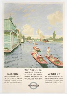Charles Pears - London Transport. Walton, Twickhenham And Windsor