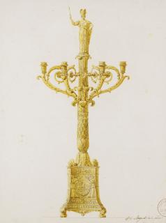 Charles Percier - A Candelabrum