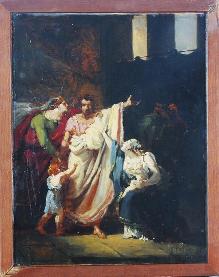 Charles-Philippe-Auguste de Larivière - Scene From The Life Of Coriolanus