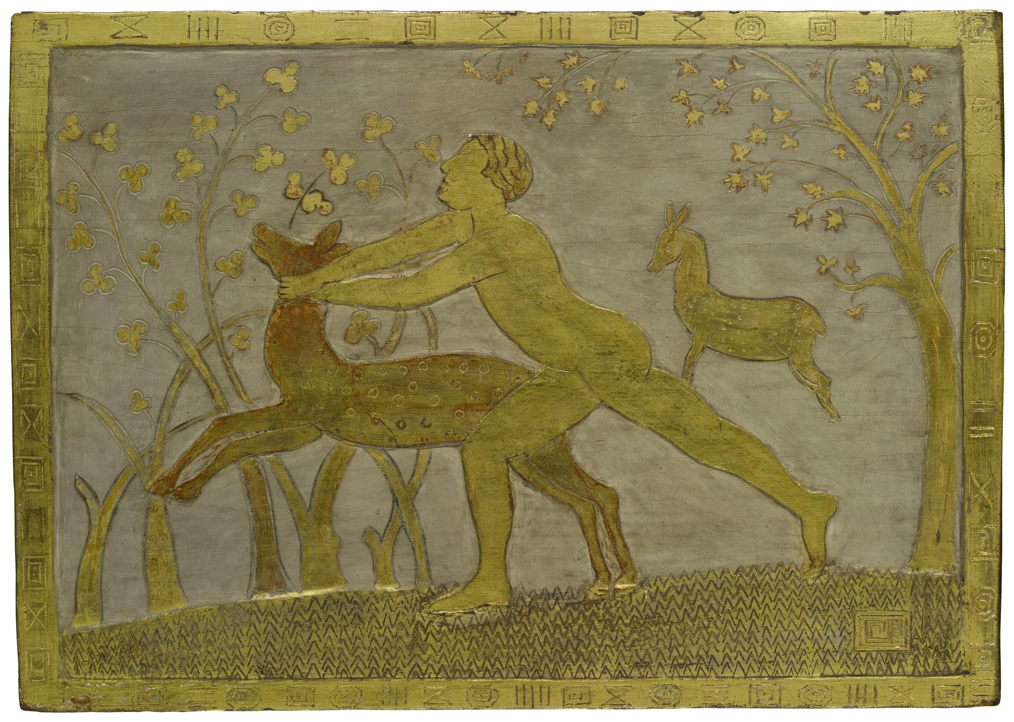Charles Prendergast - Bounding Deer