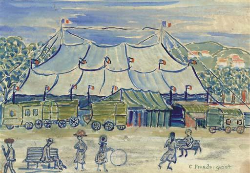Charles Prendergast - Circus Scene