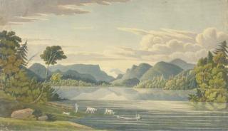 Charles Ramus Forrest - View On The Lower Lake St. Charles, 15 Miles N. of Quebec (Canadian Views. No. 26.)
